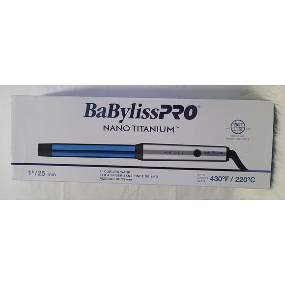 BaBylissPRO Nano Titanium 1" Curling Wand NIB - Picture 1 of 4